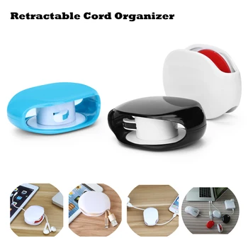 Büro, Zuhause, Tasche, automatischer Kabelwickler/einziehbarer Kabel-Organizer für USB-Kabel, Kopfhörerkabel