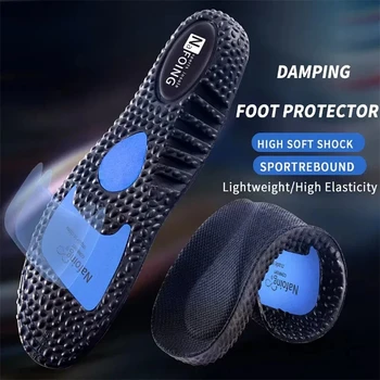 Einlegesohlen mit Stoßdämpfung, Deodorant, atmungsaktives Kissen, Sport-Einlegesohlen für Schuhe