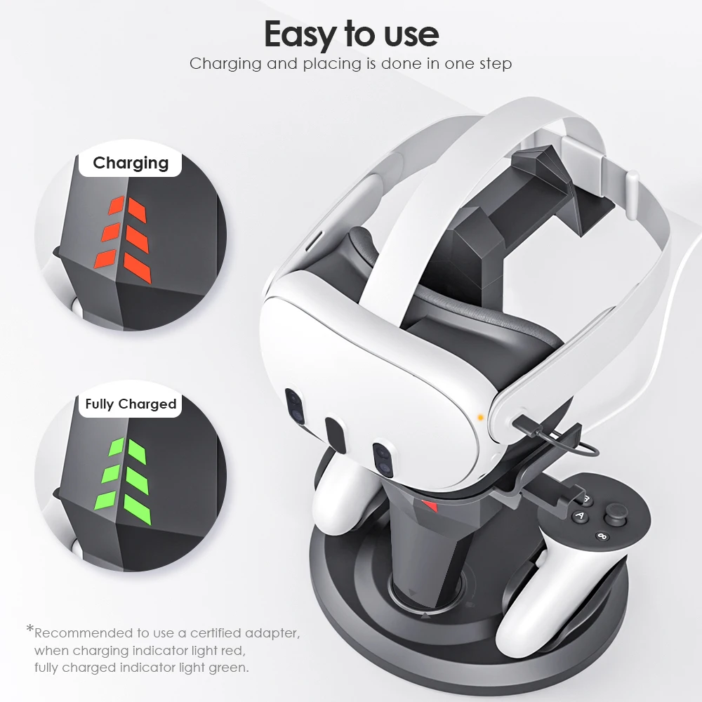 Vr Brille Ladestation speicher bares Gamepad vr Geräte – Bild 2