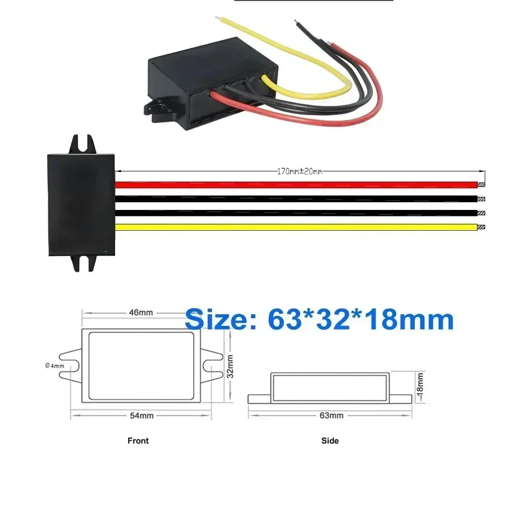 12 V 24V bis 5 V 5a 3a 10a Gleichstrom-Gleichstrom wandler – Bild 6