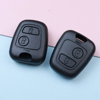 2-Tasten-Autoschlüsselgehäuse-Schlüsseletui für Citroen C1 C2 C3 C4 Xsara Picasso Saxo für Peugeot 206 207 306