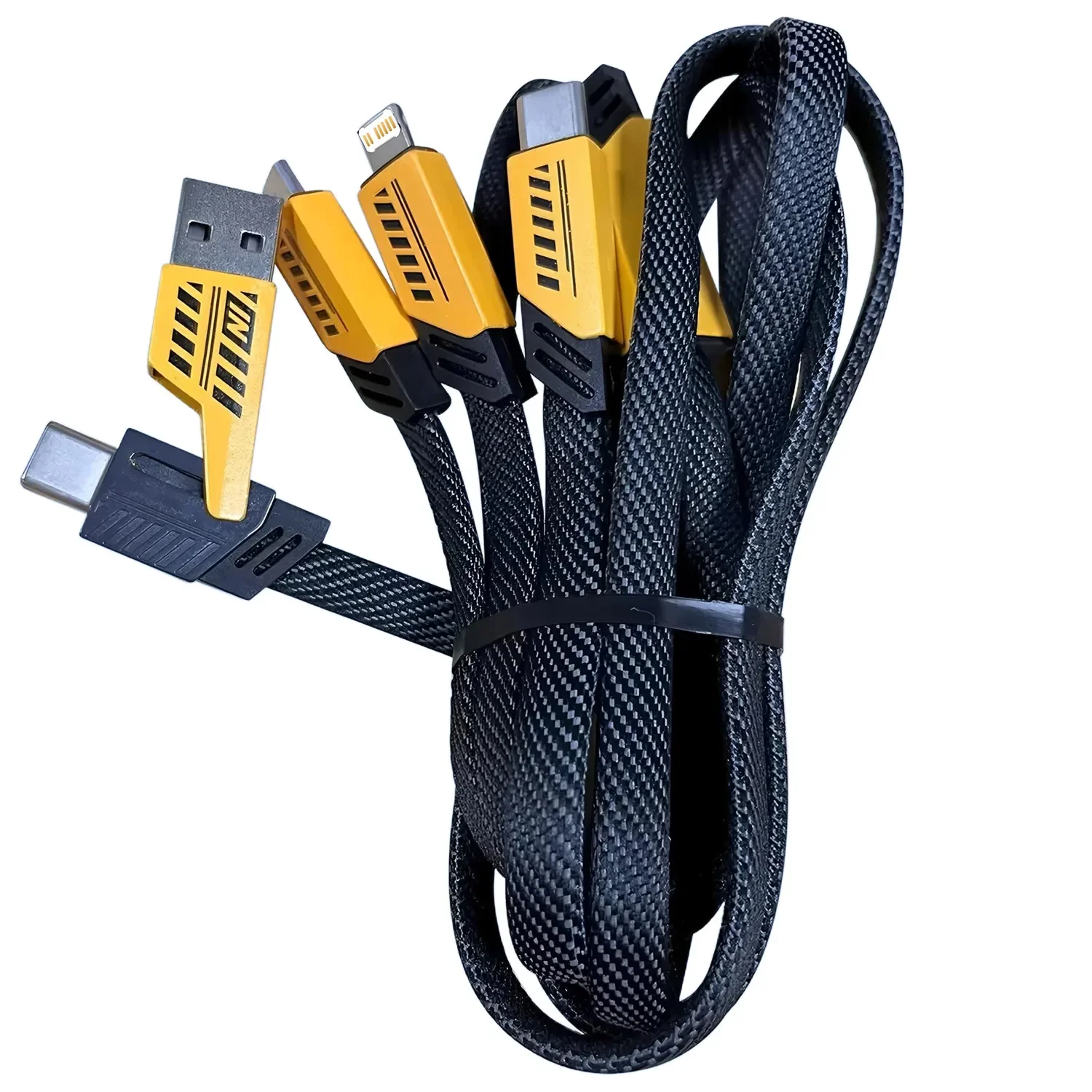 3-in-1 Ladekabel 240 W: USB-C, Micro-USB und Lightning, 1,2 m – Bild 6