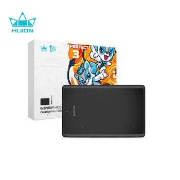 HUION H420X Tragbares Grafik-Zeichentablett 4,17 x 2,6 Zoll Art Digital Tablet kompatibel mit Windows Mac