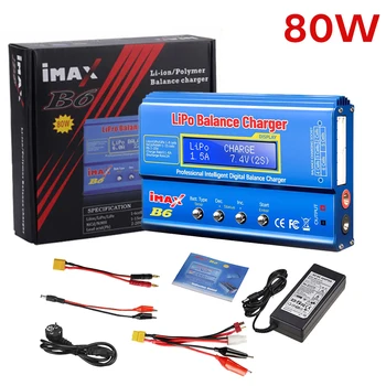 IMAX B6 80W Batterie Ladegerät Für Lipo NiMh Li-Ion Ni-Cd Digitale Lipro Balance Ladegerät Entlader AC Power