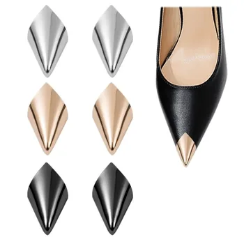 1 Paar Schuhreparaturzubehör, Anti-Verschleiß-Schuhclips für Damen, Metall, High Heels, Spitzenkappe