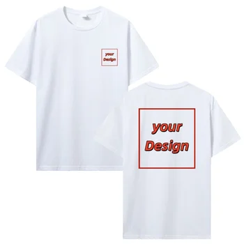 Benutzerdefiniertes T-Shirt mit individuellem Druck, T-Shirt für Männer und Frauen, personalisierte Tops