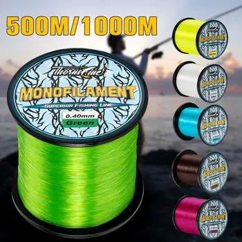 500M1000M Nylon Angelschnur 3-39LB Super Starke Japanische Monofilament Fluorkohlenstoff Beschichtung Karpfen