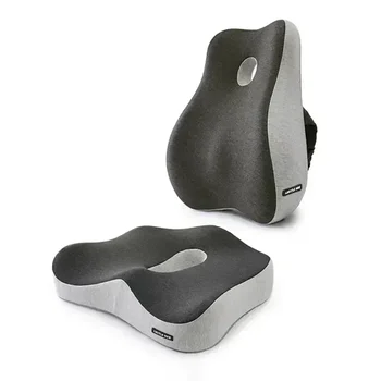 Memory Foam Bürostuhl Kissen Auto Sitz Unterstützung Taille Kissen Massage Lenden Orthopädische Kissen Gesäß