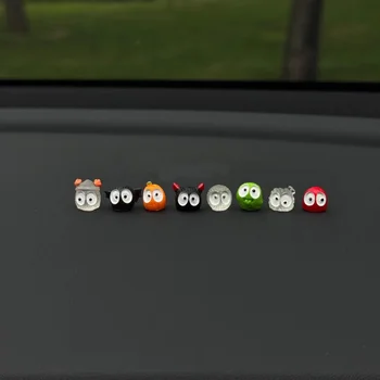 Trick-or-Treat-Set mit kleinen Kohleballen als kreative Auto-Ornamente für Mittelkonsole (8 Stück)