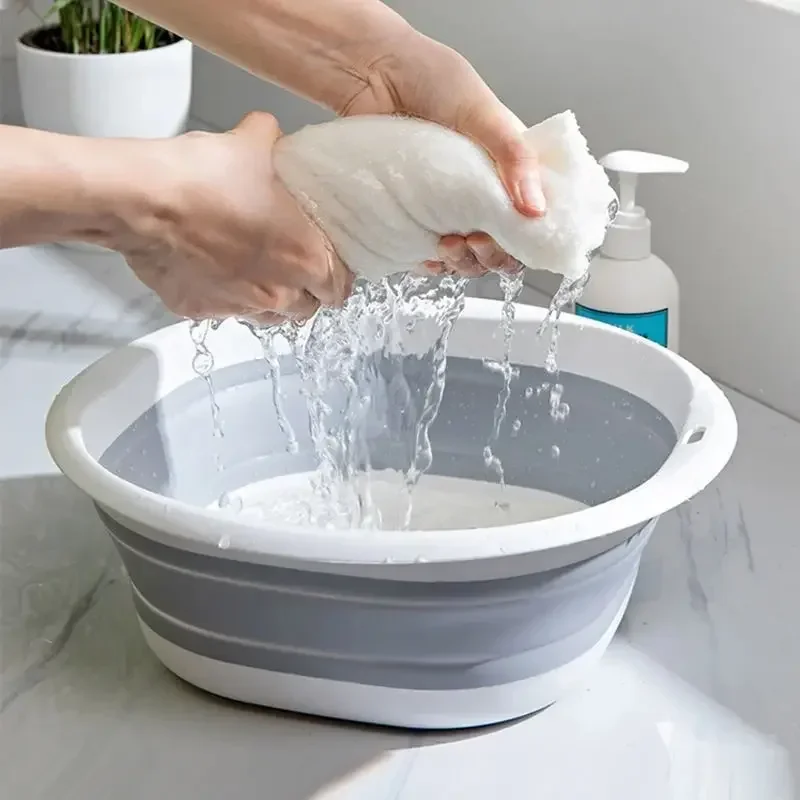 Klappwaschbecken aus Kunststoff, tragbare Waschbecken – Bild 3