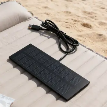 5W 5V Solarladegerät Typ-C Tragbares Powerbank-Panel für Telefon USB-Geräte Überwachungskamera Camping