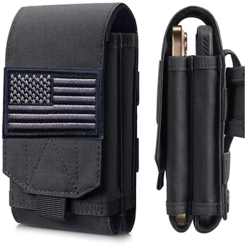Doppel Molle Laser Handy Tasche Taktische Gürtel EDC Beutel Halter Taille Zubehör Tasche Outdoor Camping Handy