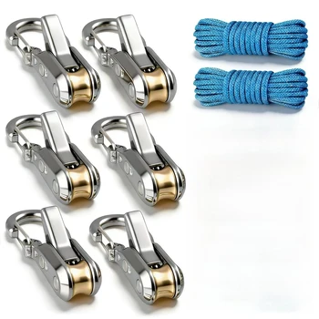 Seilspanner, Schwerlast-Ausziehbares Spannseil für Camping, Plane, Hängematte, Bootfahren, Outdoor-Ausrüstung