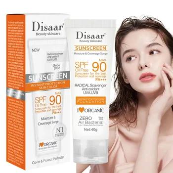 Gesichts-Körper-Sonnenschutz, wasserdicht, LSF 90+, UV-Sonnencreme, Sonnenschutz, Hautschutzcreme