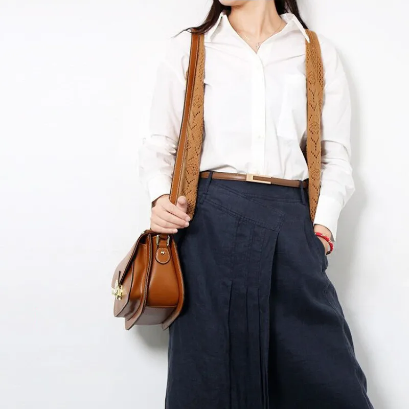 Frauen Koreanische Modische PU Leder Dünne Taille Strap – Bild 6