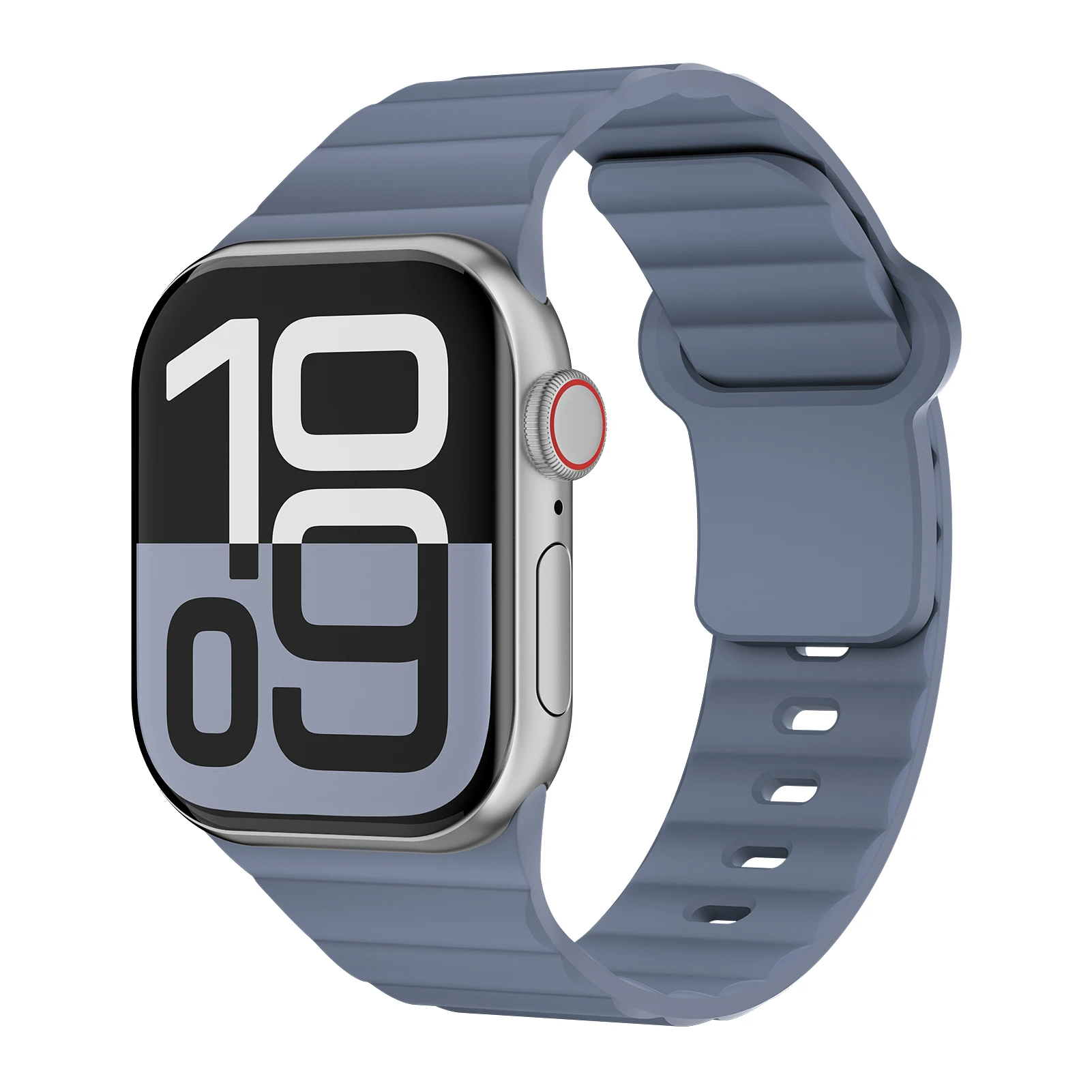 Sport-Silikonarmband für Apple Watch Armbänder 44mm 40mm 46mm – Bild 3