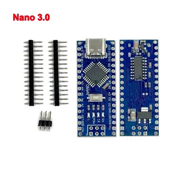 Typ-C USB Nano 3.0 mit Bootloader-kompatiblem Nano-Controller für Arduino CH340 USB-Treiber 16Mhz ATMEGA328PB