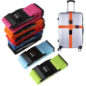 Reisegepäck Koffer Secure Lock Langlebiger Nylon-Verpackungsgurt Gürtel