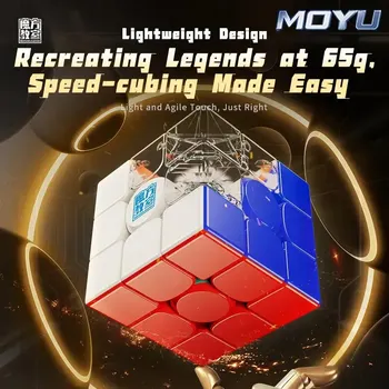 Moyu rs3m v5 3x3 magnetisch magisch geschwindigkeit würfel profession elle zappel spielzeug rs3 m 2023 v5 cubo