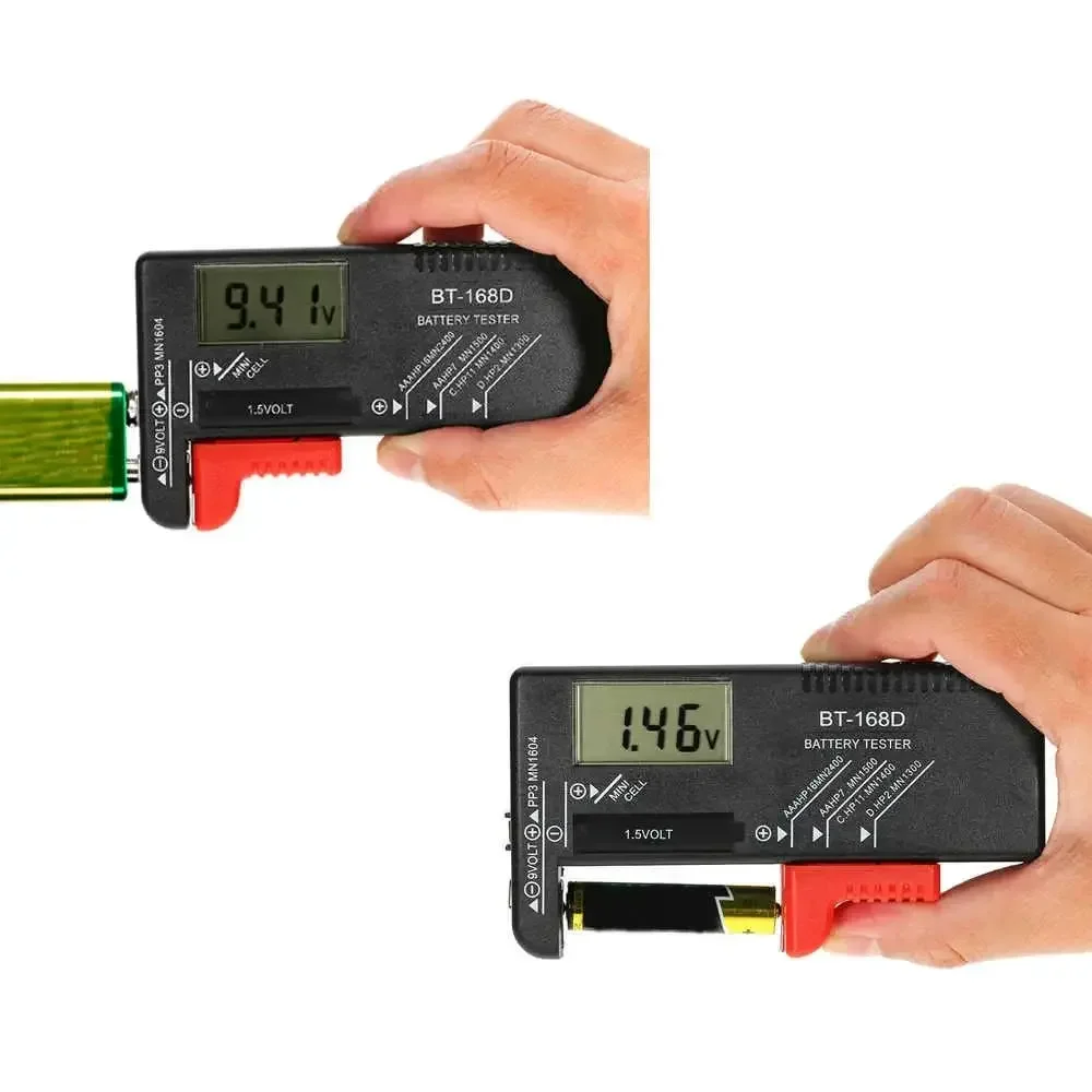 Batterietester digital für AA, AAA, 9 V und Knopfzellen – Bild 2