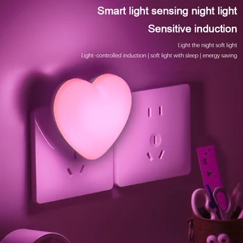LED Nachtlicht Sensor Control Nachtlampe Energiesparende LED Sensor Lampe US Stecker Nachtlicht für Kinder