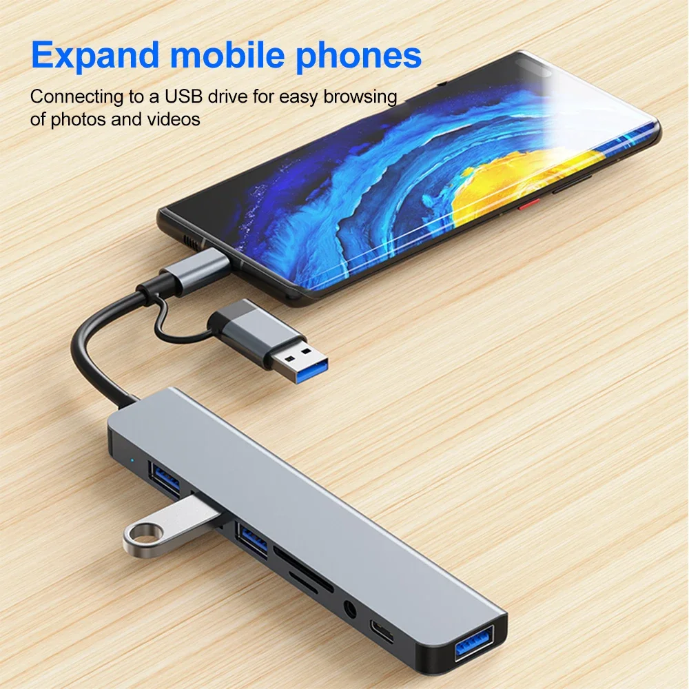 5 Gbit/s USB 3.0 HUB USB C HUB USB C Dockingstation – Bild 3
