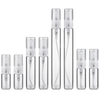 10ml 5ml 3ml 2ml Nachfüllbare Mini Tragbare Parfüm Flasche Leere Transparente Glas Probe parfüm (8 Stück)