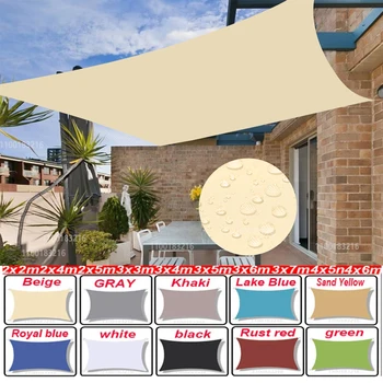 Outdoor-Markisen, wasserdicht, Sonnenschutz, Segel, Garten, Canopi, für Terrasse, Auto, Leinwand, Markise