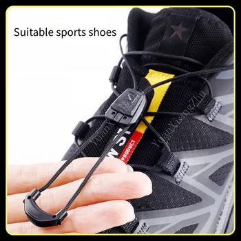 Schnürsenkel ohne Bindung, runde Tennisschnürsenkel ohne Bänder, für Erwachsene und Kinder, Laufschuhe