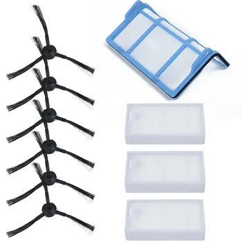 Staubsauger Zubehör Kit für ilife zaco v3 v3s v5 v5s v5s pro Filter Seiten bürste Vorfilter Mesh