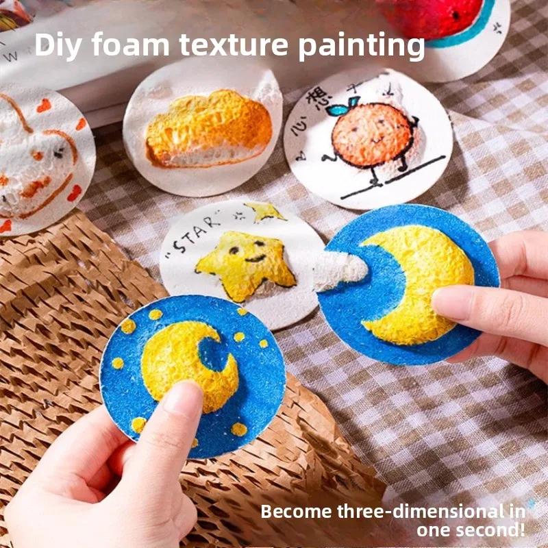 Kinder-Kunstbedarf 3D Magischer Schaumstoff-Textur-Malset DIY – Bild 3