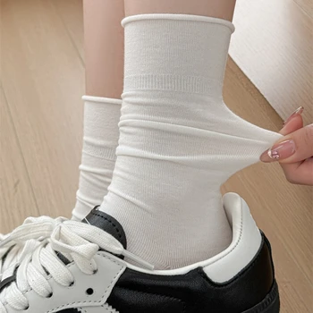 Frauen Socken Japanische Mode Baumwolle Dünne Atmungsaktive Lange Socken Frauen Koreanischen Stil Casual