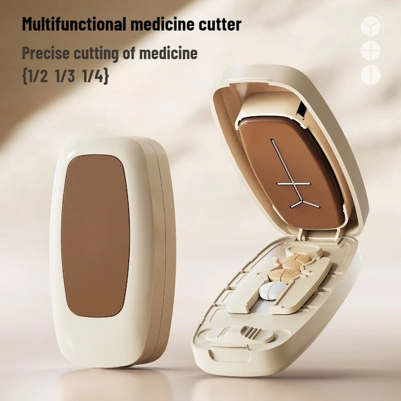 Medikamententablett Quartering Pillenteiler 2/3/4 Teile – Bild 3