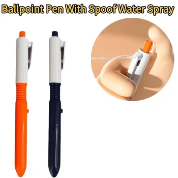 Wasserpistolenstift, Kugelschreiber, Streich, Neuheits-Gadgets für Kinder, Partygeschenke, 2-in-1, lustiger