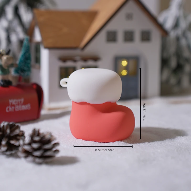 Weihnachtsstrumpf Silikon-Hängeornament USB-Aufladbare – Bild 4