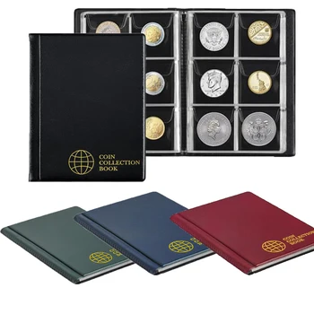 Münzalbum, 60-Taschen, zum Sammeln von Münzen, Bücherregal, Display-Organizer, zum Sammeln