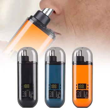 2-in-1 elektrischer tragbarer Ohr- und Nasenhaarschneider Clipper 2024 Professionelle schmerzlose tragbare