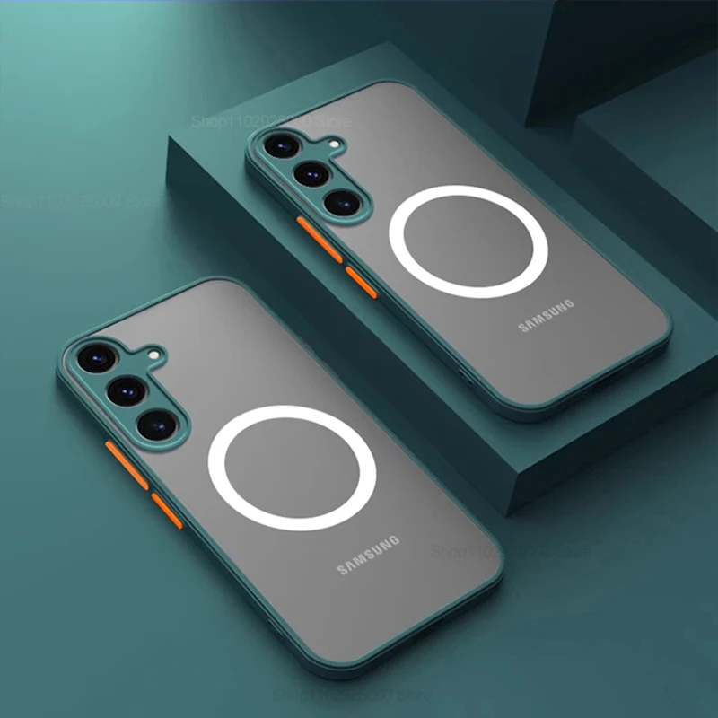 S26 S25 Ultra Plus Hülle Armor Matt Magnetisch für Samsung