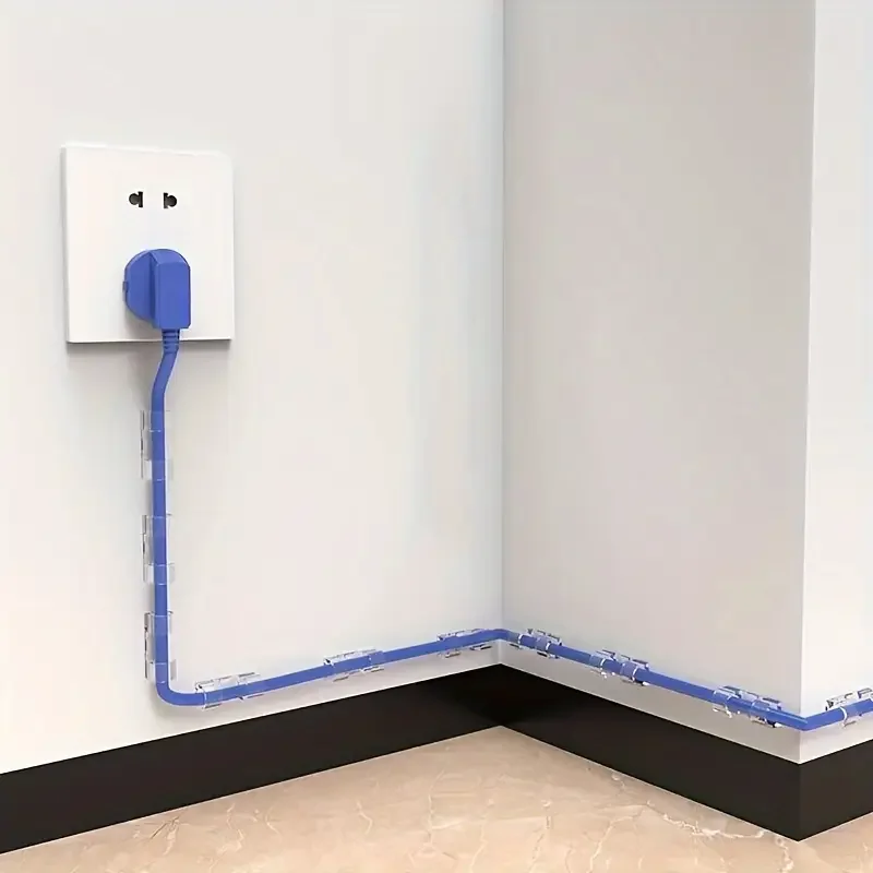 Durchsichtige Kunststoff-Kabelklemmen – transparente
