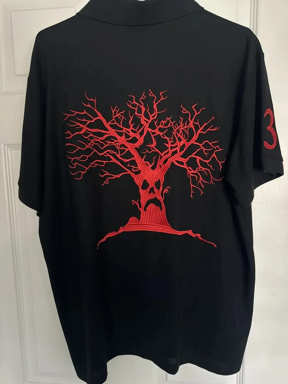 Haunted Mound Poloshirt America Retro Street Hip Hop – Bild 4