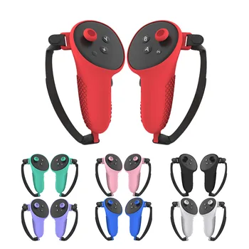 Vr controller silikons chutz abdeckung griff griffs chale voll schutz für meta quest 3 vr zubehör