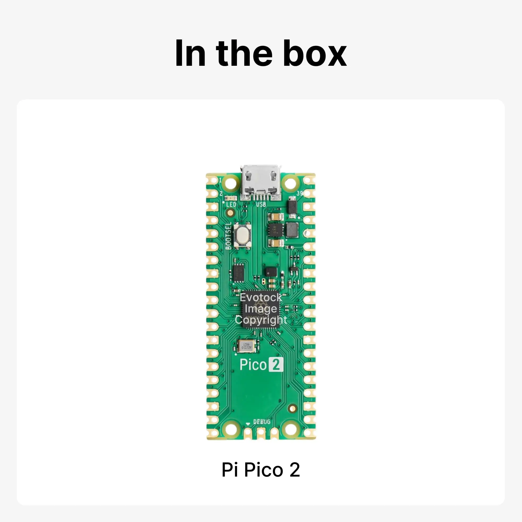 Raspberry Pi Pico 2 / Pico 2 W, RP2350, 4 MB Flash – Bild 4