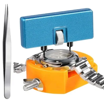 3-in-1-Reparatur-Werkzeug-Set, Werkzeug zum Entfernen des Uhrenrückseiten, verstellbarer Öffner, Entferner des