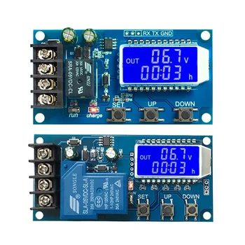 Blei-Säure-Lithium-Batterie-Ladegerät-Modul, 6-60 V, 10 A, 30 A, LCD-Display-Steuerung, Überladeschutzplatine