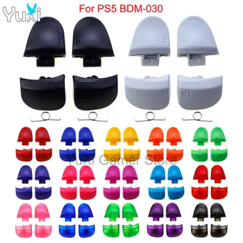 YuXi L1 R1 L2 R2 Trigger-Tasten Ersatz für PS5 BDM-030 V3.0 Controller-Tastensatz mit Federn
