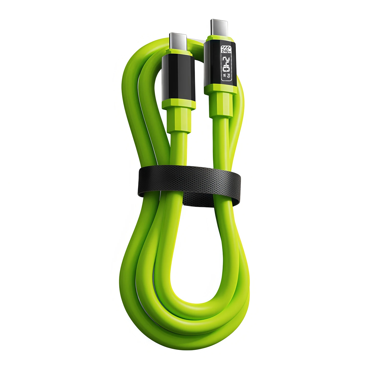 USB-C Ladekabel, Nylon geflochten, Schnellladen und Daten – Bild 5