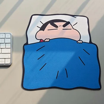 Niedliches Crayon Shinchan Mauspad, rutschfeste Gummibasis, weiche Stoffoberfläche