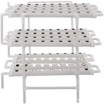 Garten Soilless Kultur Ausrüstung Hydrokultur System Wachstum Kitsfamily Balkon Rohr Typ Gemüse Pflanzer UPVC