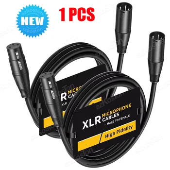 1-10 m XLR-Kabel, Stecker auf Buchse, 3-polig, symmetrisches XLR-Kabel, Bühnenaufzeichnung