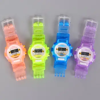 Einfache digitale Armbanduhren für Jungen, wasserdichte Sportuhr für Kinder, elektronische Uhr